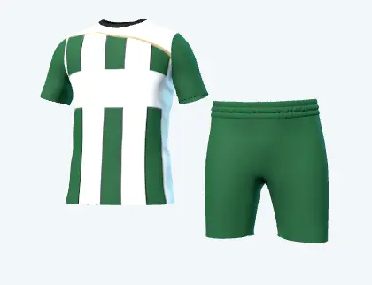 Futbol s: Forma üstü ve Şort ön görünümü